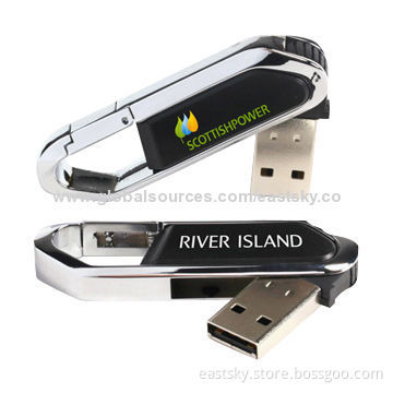 Custom Twist USB Flash Drive, OEM Orders are Accepted, with 64MB to 32GB Memory CapacityNew